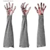 Andra evenemangsfest levererar halloween dekoration 8 st utomhus trädgård gräsmatta zombie händer svart skräck zombie armar insatser ornament spökade hustillbehör T231012