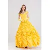 Cosplay New Fantasia Halloween Cosplay Adult Princess Belle Costume Long Dress Women Southern Costumplay