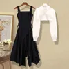 Arbeitskleider Damenkleidanzug 2023 Frühlings- und Sommermode Kurzes Hemdband Zweiteiliges koreanisches elegantes Blusen-Langenrock-Set