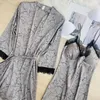 Kadınların Sweetwear Seksi Bordo Rayon Robe Suit Dantel Patchwork Lingerie Nighwear Baskı Sleewpear Kadınlar Kemez Nightgown Yaz Mini