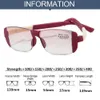 Óculos de sol quadros moda anti luz azul óculos de leitura urltra luz proteção para os olhos homens mulheres elegantes óculos confortáveis 231011