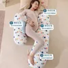 Maternity Pillows Multi-function U Shape Pregnant Women Sleeping Support Pillow Bamboo Fiber Cotton Side Sleepers Pregnancy Body Pillows For MaterL231012