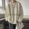 Men's Sweaters Harajuku Mens Knitted Sweater Autumn Winter Tops Men Casual Clothes Crewneck Chunky Knit Cardigan Men Pullover Sweaters Shirts J231012