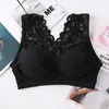 Yoga Outfit Bra Seamless Sexy Lace Wireless Beauty Back Push Up Cozy Chest Tube Top Sports Fitness Vest Bralette