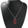 Chokers Berserk Naszyjnik wnętrzności miecza wisiorki Choker szalonego wojownika nordyckiego mitologii mitologii mężczyzn naszyjniki łańcuchowe xams prezent 231011