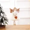 Świąteczne zabawki miękkie pluszowe aniołki lalki ozdoby choinki