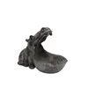 Caixas de jóias Boca Grande Hippo Estatueta Chave Caixa Decoração Mesa Estátua Caixa de Armazenamento de Jóias Porca Tigela de Doces Decoração de Casa Escultura Ornamental 231011