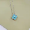 Christmas limited edition Pendant Necklaces van clef clover Pendant Necklaces for men designer jewelry for gift