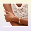 Enfashion Pure Form Medical Link Cheap Bracelets Bangles for Women Gold Color Fashion Jewelry Jewellery Pulseiras BF182033 V8194206