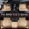 Golvmattor Mattor Titipler Anpassade bilgolvmattor för BMW F10 5 Series 2010-2016 Years Foot Coche Accessories Auto Q231012