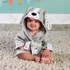 Handelsrockar 37 Designs Hooded Animal Model Ing Baby Bathrobe/Cartoon Baby Spa Handduk/karaktär Kids Bath Robe/Infant Beach Handelsl231124