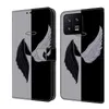 Custodie a portafoglio in pelle con fiori di moda per Xiaomi 13 Lite 13T Pro Google Pixel 8 7 7A Pro Redmi 10C 10 9T 9C 9A 9 Animal Woolf PU Farfalla Porta carte d'identità Slot Flip Cover Pouch