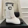 2023-botas saltos três maneiras de usar deslizamento com metal pele de carneiro designer estiramento bota chelsea rainboot redondo dedos cavaleiro neve