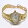 Marca relógio safira 26mm relógios femininos ouro presidente diamante moldura inoxidável automático mulher watch178d