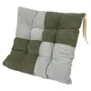 Pillow Stitching Warm Colorblock Square Chair Padded Thickened Non-slip For Home Office Kitchen Patio Sofa