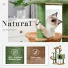 Cat Furniture Scratforms Multi-level Cats Tree with armock scradcy post post reuxury cat tower cat screper incten inched and furniture pet cat toys 231011