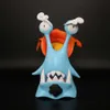 Disfraces de mascotas Anime Figura de una pieza Jinbe Den Den Mushi Figura de acción Piratas de Barbablanca Edward Newgate Modelo Juguetes Regalo de cumpleaños para niños