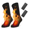 Sports Socks Electric Heated Socks Battery Powered Cold Weather Heat Socks for Outdoor Riding Camping Hiking Motorcycle Winter Socks 231011