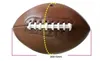 Palloni Sport all'aria aperta Pallone da rugby Pallone da football americano Vintage PU Taglia 9 Per adolescenti universitari Allenamento / decorazione 231011