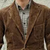 Męskie kurtki dla mężczyzn kurtka Kieszenie z długim rękawem Kieszenie w pojedynczej piersi płaszcz jesienny zima sztruko z lapą biuro marynarki 231011