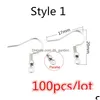 Never Fade High Quality Stainless Steel Diy Earring Findings Clasps Hooks Jewelry Making Accessories Earwire Dhgarden Otzuj