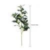 Decorative Flowers Green Plants Leaves Greenery Branches Artificial Plastic Tree Rattan Landscaping Accessories 3d Print Long Wedding Garden