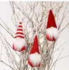 Kerst handgemaakte Zweedse kabouter Scandinavische Tomte Santa Nisse Nordic pluche elf speelgoed tafelornament kerstboomversieringen