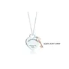 Hart ketting dames roestvrij staal 10 mm 15 mm 19 mm gouden hanger mode paar ketting sieraden cadeau vriendin sieraden groothandel