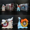 Disfraces de mascotas Anime Figura de una pieza Jinbe Den Den Mushi Figura de acción Piratas de Barbablanca Edward Newgate Modelo Juguetes Regalo de cumpleaños para niños