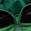 Parkas de plumón para mujer, abrigos de invierno gruesos y cálidos, chaqueta acolchada para mujer, ropa femenina de algodón, verde, 231012