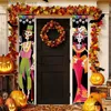 Other Event Party Supplies Halloween Hanging Curtain Banners Mexican Day Death Party Porch Sign Picado Paper Carnival Sign Party Decorations T231012