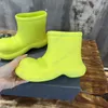 Rubber Rainboots Platform Boots Women Candy Colored Rain Boots Round toe Slip-resistant Waterproof Short Fashion Boots Outdoor Activities 35-40