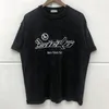T-shirt brodé Sicko pour hommes et femmes, haut en tissu lourd lavé de qualité, vêtements surdimensionnés 220R