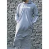 Men's Hoodies Mens Long Sleeved Hooded Drawstring Sweater Vintage Striped Pocket Robe