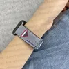 Apple Watch Bantları için Lüks Deri Akıllı Kayışlar 49mm 38mm 40mm 42mm 44mm 45mm Iwatch Band Serisi 3 4 5 SE 6 7 9 Marka Tasarımcı Bileklik İzleme Bandı Bilekliği