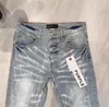 Lila jeans etikett designer märke mode etikett grossist lila logotypetikett