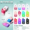 Original Vpro Jelly 5000Puffs e cigarette Rechargeable Disposable Pod Kit 1200mAh 14ml type c usb charging crazvapes