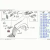 Biltillbehör DFR5-52-240 Äkta fenderfäststöd för Mazda CX-30 2019-2022 DM