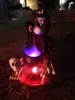 Altre forniture per feste per eventi 2023 Halloween Mini LED zucca luce Fogger fontana d'acqua stagno macchina della nebbia atomizzatore per Halloween Decorazione festa di Natale T231012