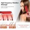 Hair Brushes Head Massage Comb Anti Hair Loss Infrared Hair Growth Comb Vibration Scalp Massager Red Blue Light Treatment Head Scalp Massage 231012