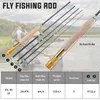 Cañas de pescar para barcos Sougayilang joran pancing Fly 312wt 27M portabel 5 bagian serat karbon aksi cepat untuk memancing ikan Bas 231012