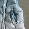 Herrjackor modedesigner jacka avkodad ljusblå lutning varm och bekväm ner material för män jack kvinnor