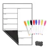 Whiteboards Magnetic Weekly Planner Board холодильник еженедельный календарный календарный календарь технологии семейный домашний офис холодильник 231007