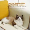 Lits pour chats Meubles Grattoir pour chat Tapis en sisal Planche à gratter pour aiguiser les ongles Grattoir Arbre à chats Arbre à chat Tapis de canapé Protecteur de meubles 231011
