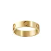 Love Ring luksusowa biżuteria pierścienie midi dla kobiet Tytanium stal stalowy złoto Process Process Akcesoria nigdy nie zanikają nie alergic289U