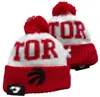 Raptors Gorros Toronto Los Ángeles Bobble Hats Gorras de béisbol 2023-24 Diseñador de moda Sombrero de cubo Gorro de punto grueso con pompón de imitación Gorro de punto deportivo de Navidad