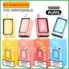 100% original jetable Vape Pod Puff 10K Vape stylo dispositif Feemovape 10000 Puffs prérempli pod 20ml E Cig Vape Desechable