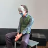 Maskot Kostümleri Film Joker Heath Ledger Palyaço PVC Action Figür Koleksiyonu Heykel Model Oyuncaklar 28cm Kitap Kültürü Süsleme Noel Hediyesi Çocuklar için