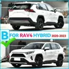 Golvmattor mattor Anpassade bilgolvmattor för Toyota RAV4 Hybrid 2020 2023 21 22 Läder Auto Mattor Skyddande pad mattor Vattentäta interiördelar Q231012