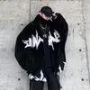 Piumino da uomo Parka Hybskr Giacca invernale in lana di agnello Harajuku Moda Casual Modello oversize Maschile Addensare caldo Parka Cappotto allentato Hip Hop 231011